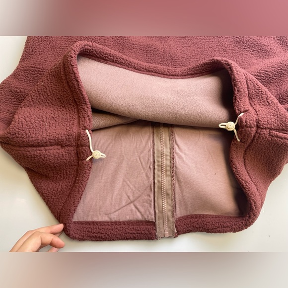 Brandnew Upwest Old Rose Fleece Hoodie Jacket Y7-36 - Picture 6 of 7